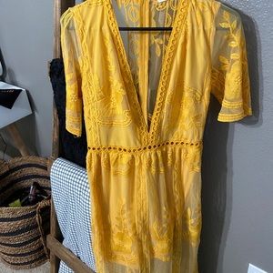 Yellow romper/dress